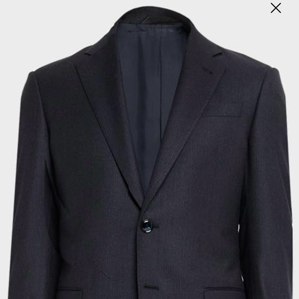 Armani Collezioni Charcoal Micro Pinstripe Suit